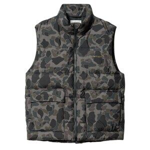 Carhartt WIP Springfield Vest Grey/Hamilton Brown Camo Duck-Small